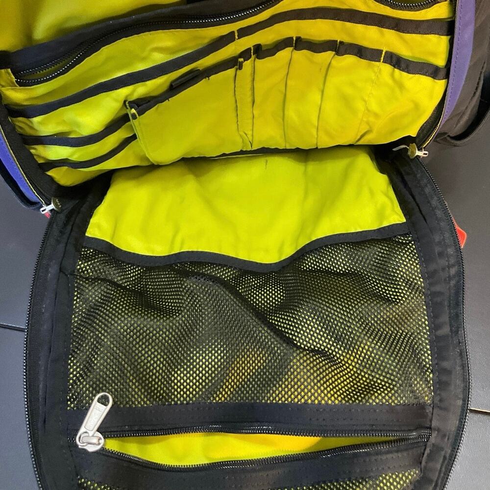 The North Face Surge Backpack Purple Black Laptop Travel Hiking Bag - Picture 6 of 12